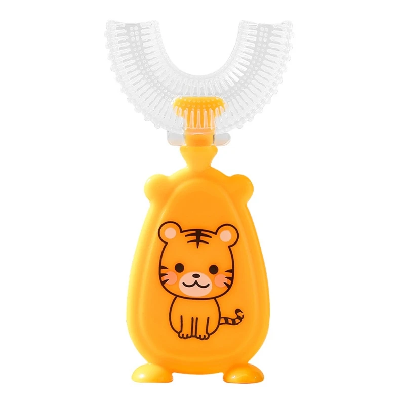 Cartoon Animal Baby Children Toothbrush Degree U-shaped Toothbrush Teether Soft Silicone Baby Teeth Brush Kids Teeth K1KC
Cartoon Animal Baby Children Toothbrush Degree U-shaped Toothbrush Teether Soft Silicone Baby Teeth Brush Kids Teeth K1KC