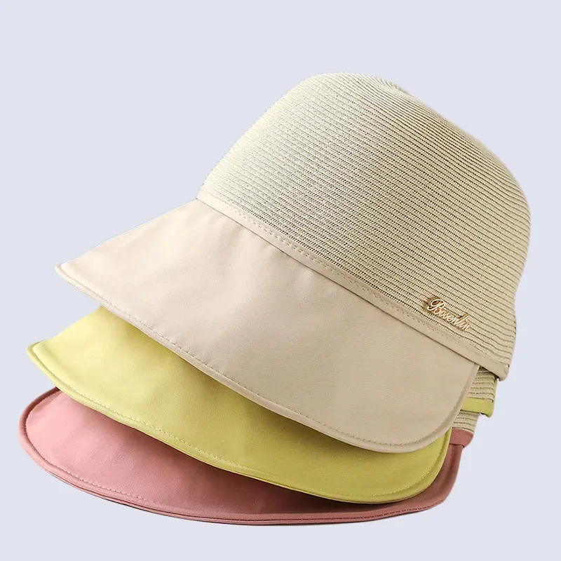 Beach cap large head patchwork bucket hat women summer 2023 new sunscreen basin cap large brim Sun protection straw hats
Beach cap large head patchwork bucket hat women summer 2023 new sunscreen basin cap large brim Sun protection straw hats