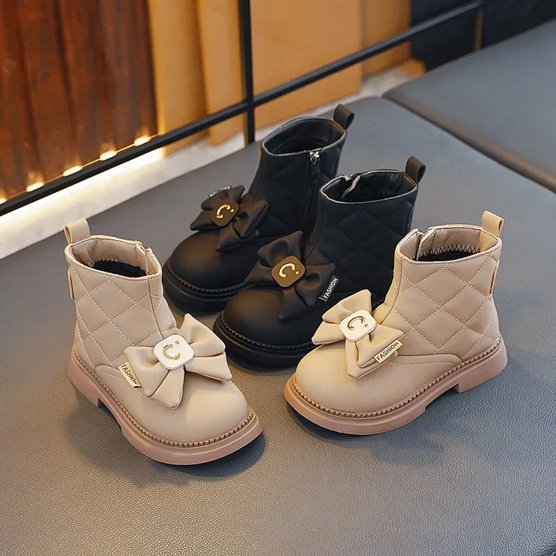 Girls Boots Comfortable Soft Trendy All-match Fashion Non-slip Wear-Resistant High Top The New Plus Velvet Keep Warm Round Toe
Girls Boots Comfortable Soft Trendy All-match Fashion Non-slip Wear-Resistant High Top The New Plus Velvet Keep Warm Round Toe