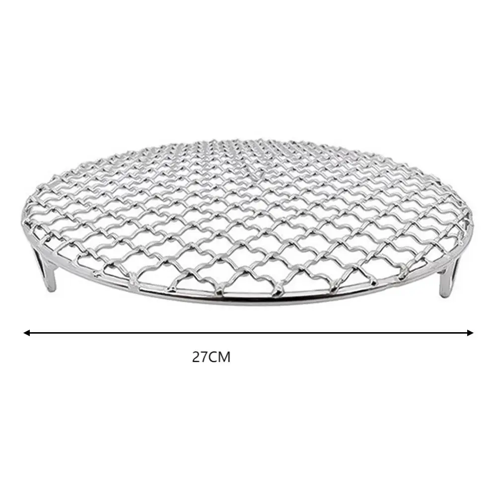 

Durable Barbecue Grid For Charcoal Grills Outdoor Reusable Sliver Stainless Steel BBQ Accessories Easy To Clean