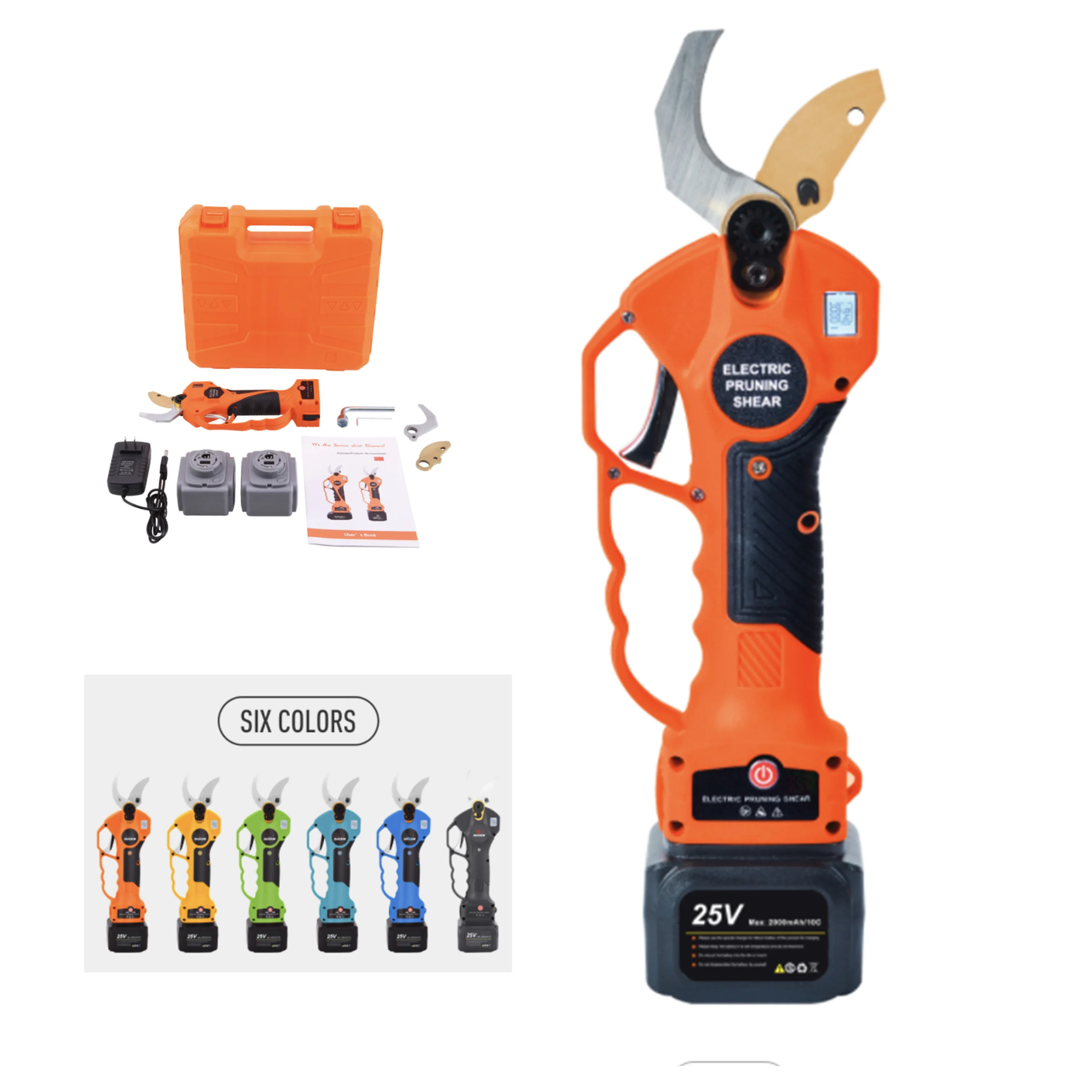 hot sale portable grape pruning shears garden battery powered pruning shears electric shear with 25V battery
hot sale portable grape pruning shears garden battery powered pruning shears electric shear with 25V battery