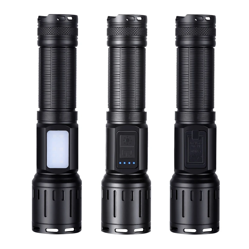 Laser Bright Rechargeable LED Flashlight Type-c Rechargeable Outdoor Emergency Light Zoom Lighting 18650 Battery
Laser Bright Rechargeable LED Flashlight Type-c Rechargeable Outdoor Emergency Light Zoom Lighting 18650 Battery
