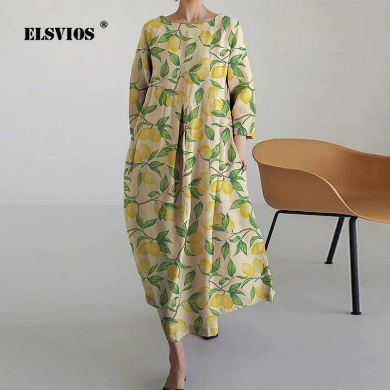 Vintage Floral Print Dress Spring Autumn Women O-neck Casual Loose Long Dress 2023 Fashion Elegant Ladies Party Dresses Vestidos
Vintage Floral Print Dress Spring Autumn Women O-neck Casual Loose Long Dress 2023 Fashion Elegant Ladies Party Dresses Vestidos