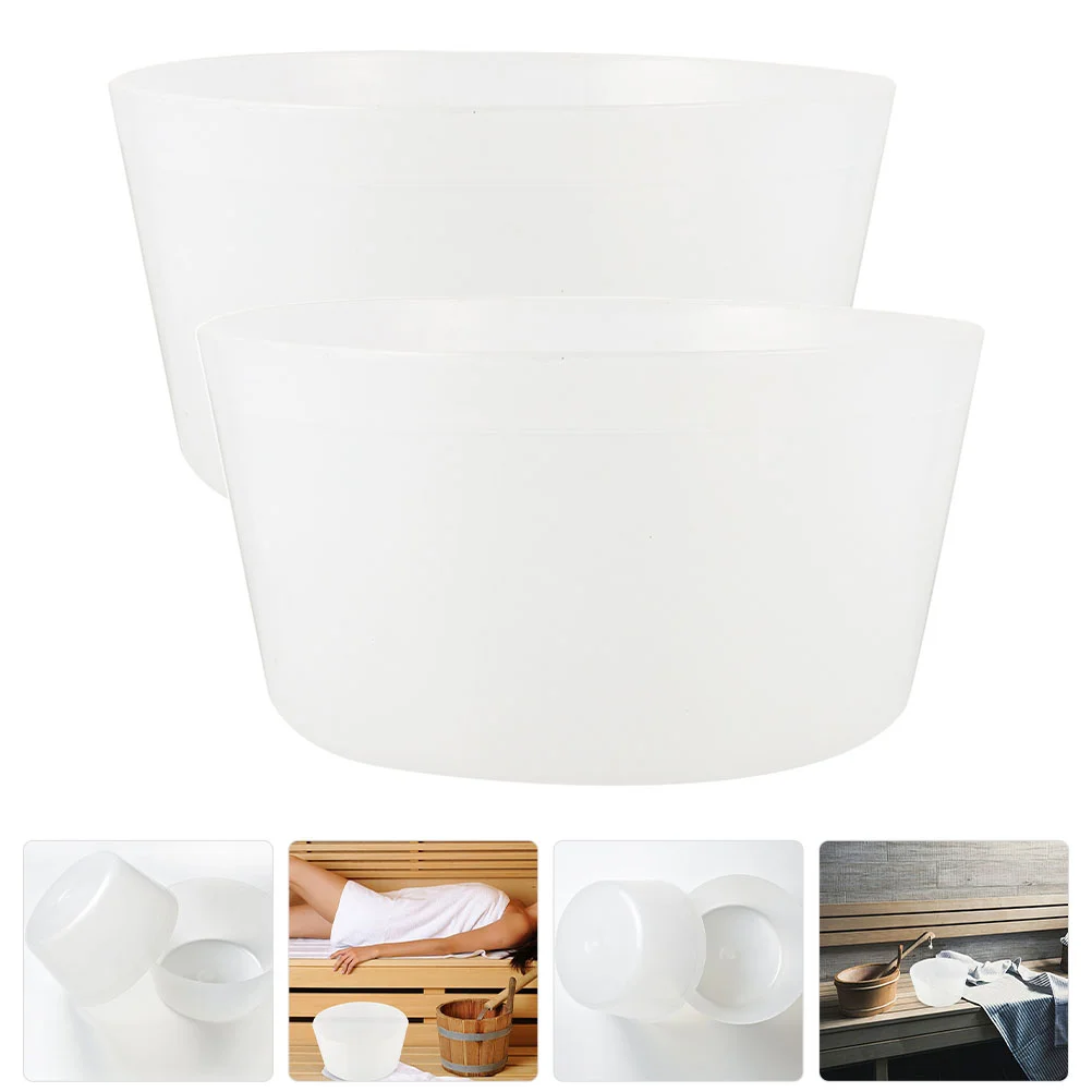 2Pcs Premium Sauna Bucket Liner Reuseable Plastic Bath Accessories for Steam Room (White)
2Pcs Premium Sauna Bucket Liner Reuseable Plastic Bath Accessories for Steam Room (White)
