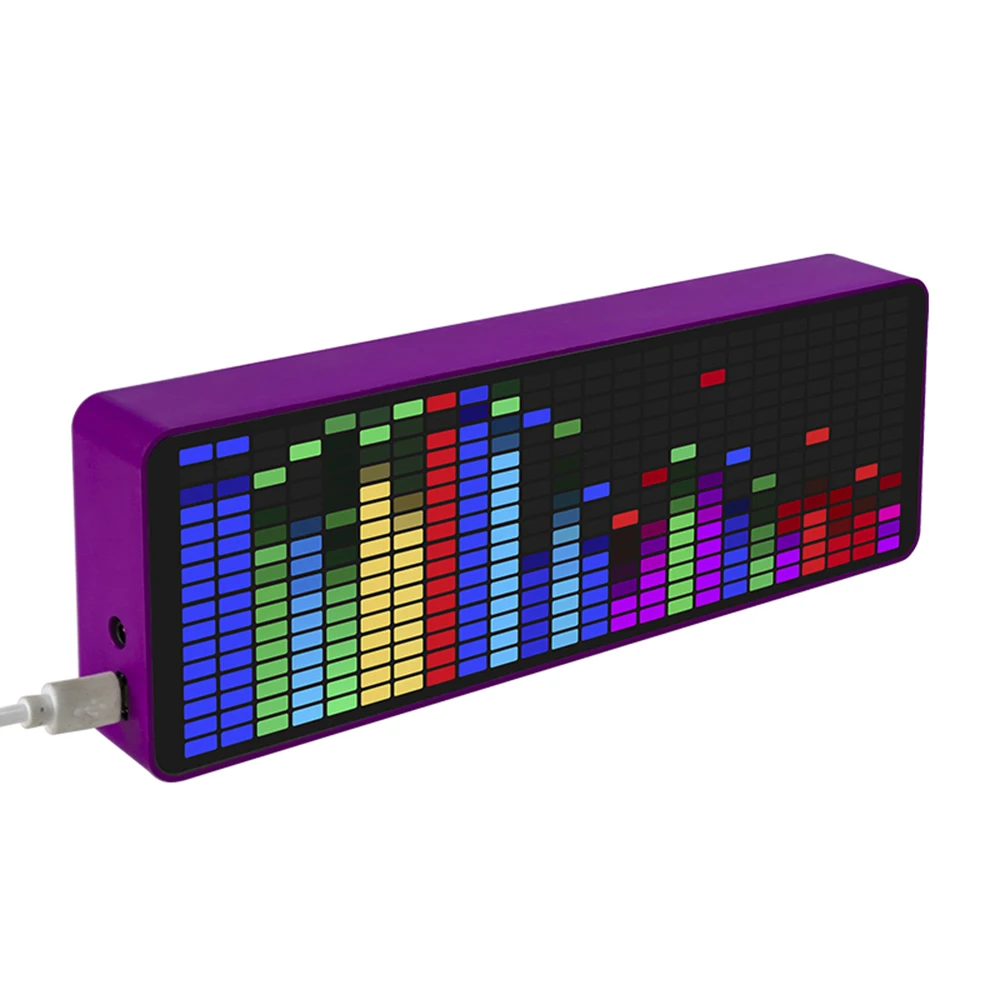 USB 5 в 1 а Φ стерео музыкальный спектр электронные часы голосовой ритм RGB автомобильный аудио уровень индикатор Автомобильная атмосферная лампа
USB 5 в 1 а Φ стерео музыкальный спектр электронные часы голосовой ритм RGB автомобильный аудио уровень индикатор Автомобильная атмосферная лампа