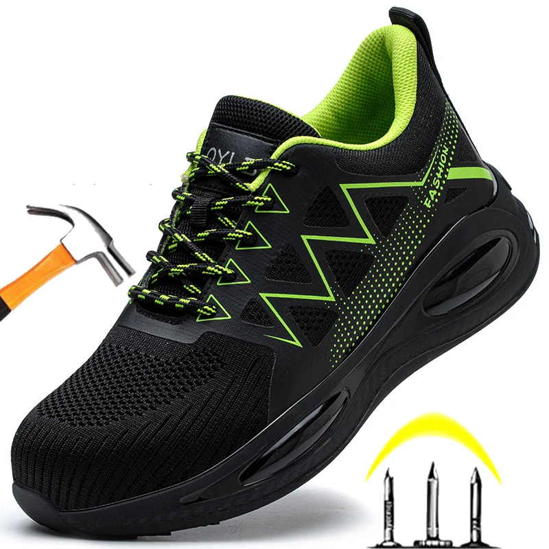 Safety Shoes Smash Men Stab Resistant Breathable Working Lightweight Work Sneakers Puncture-proof Protect Steel Toe Boots Male
Safety Shoes Smash Men Stab Resistant Breathable Working Lightweight Work Sneakers Puncture-proof Protect Steel Toe Boots Male