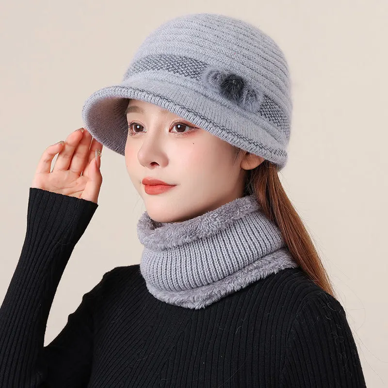Middle-aged and Elderly Padded Rabbit Fur Pelvic Cap Women's Autumn and Winter Fashion with Warm Fisherman Hat Grandmother Scarf
Middle-aged and Elderly Padded Rabbit Fur Pelvic Cap Women's Autumn and Winter Fashion with Warm Fisherman Hat Grandmother Scarf