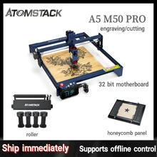 NEW ATOMSTACK A5 M50 PRO 40W Mini Laser Cutting Machine Metal DIY Marking Glass Photo Printer Engraver Wood Cutter
NEW ATOMSTACK A5 M50 PRO 40W Mini Laser Cutting Machine Metal DIY Marking Glass Photo Printer Engraver Wood Cutter