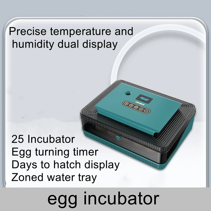 

Chicken incubator 25 eggs hatching, chicks, brooder one machine to handle nine functions a key to save the heart