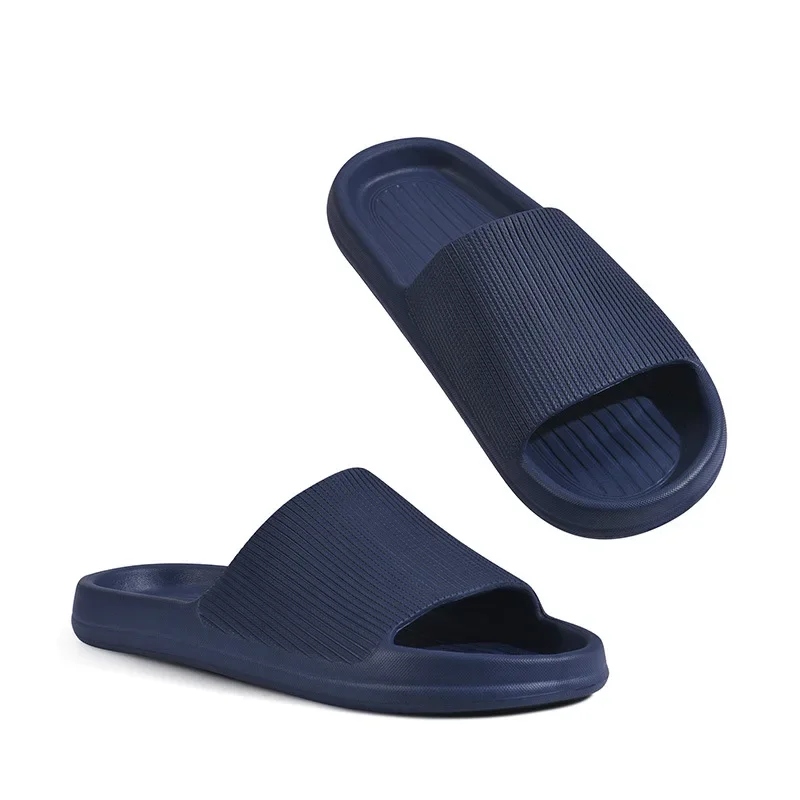 

T230Qingchen slippers home indoor women's summer non-slip home couple bathroom bath home eva slippers with shit feeling for men