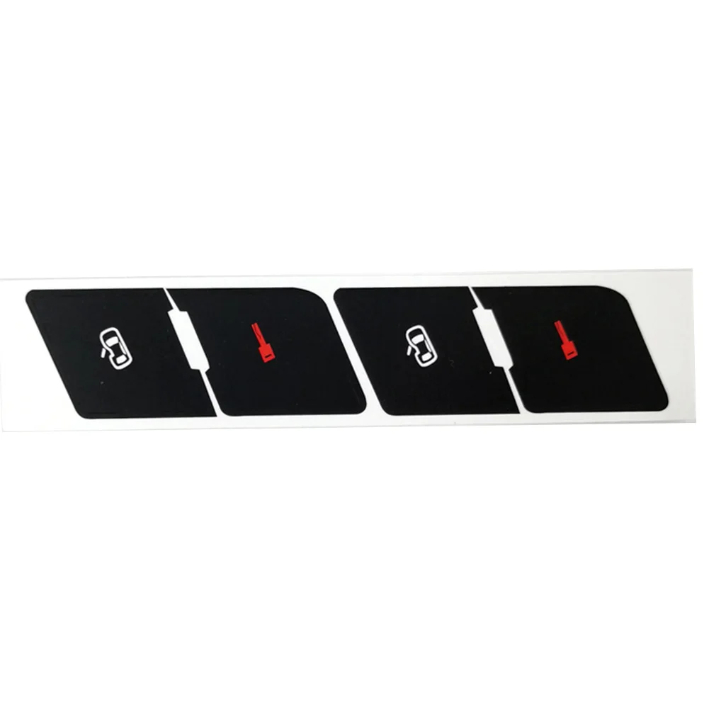 

A B B Sunlight Button Central Lock Overlay Package Content Black Overlay Characters Durable Firmly Grade Vinyl