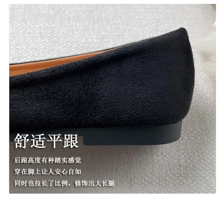 Flat Shoes Woman Retro Tassels Square Shallow Single Shoes for Women 2023 New Metal Buckle Flat Loafers Women Big Size 45 45 46 Flat Shoes Woman Retro Tassels Square Shallow Single Shoes for Women 2023 New Metal Buckle Flat Loafers Women Big Size 45 45 46