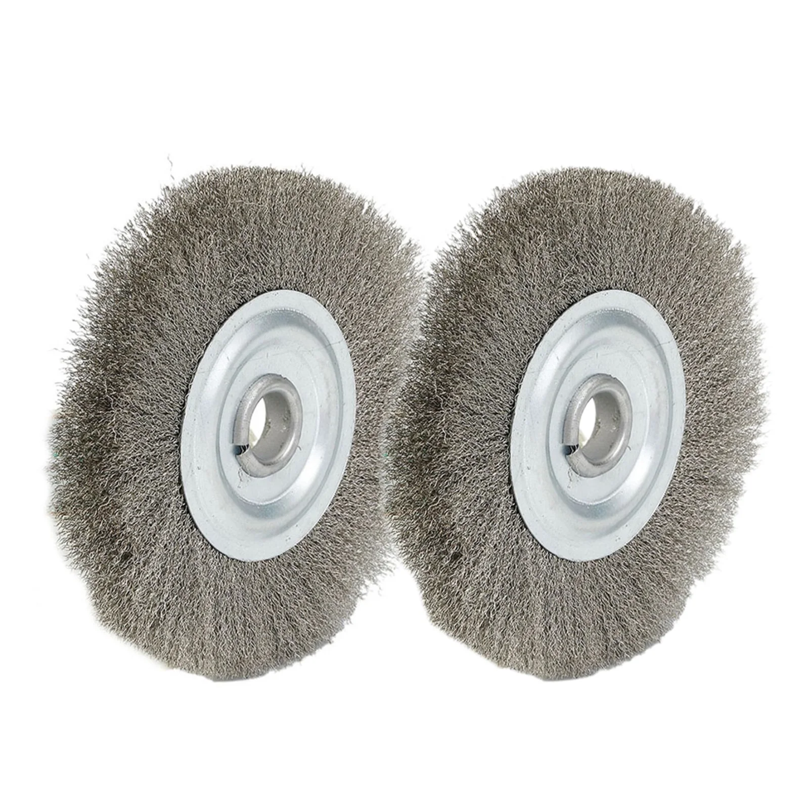 2pcs 5inch Crimped Stainless Steel Wire Wheel Brush Bench Grinder Abrasive 16mm Hole Power Tools Accessories
2pcs 5inch Crimped Stainless Steel Wire Wheel Brush Bench Grinder Abrasive 16mm Hole Power Tools Accessories