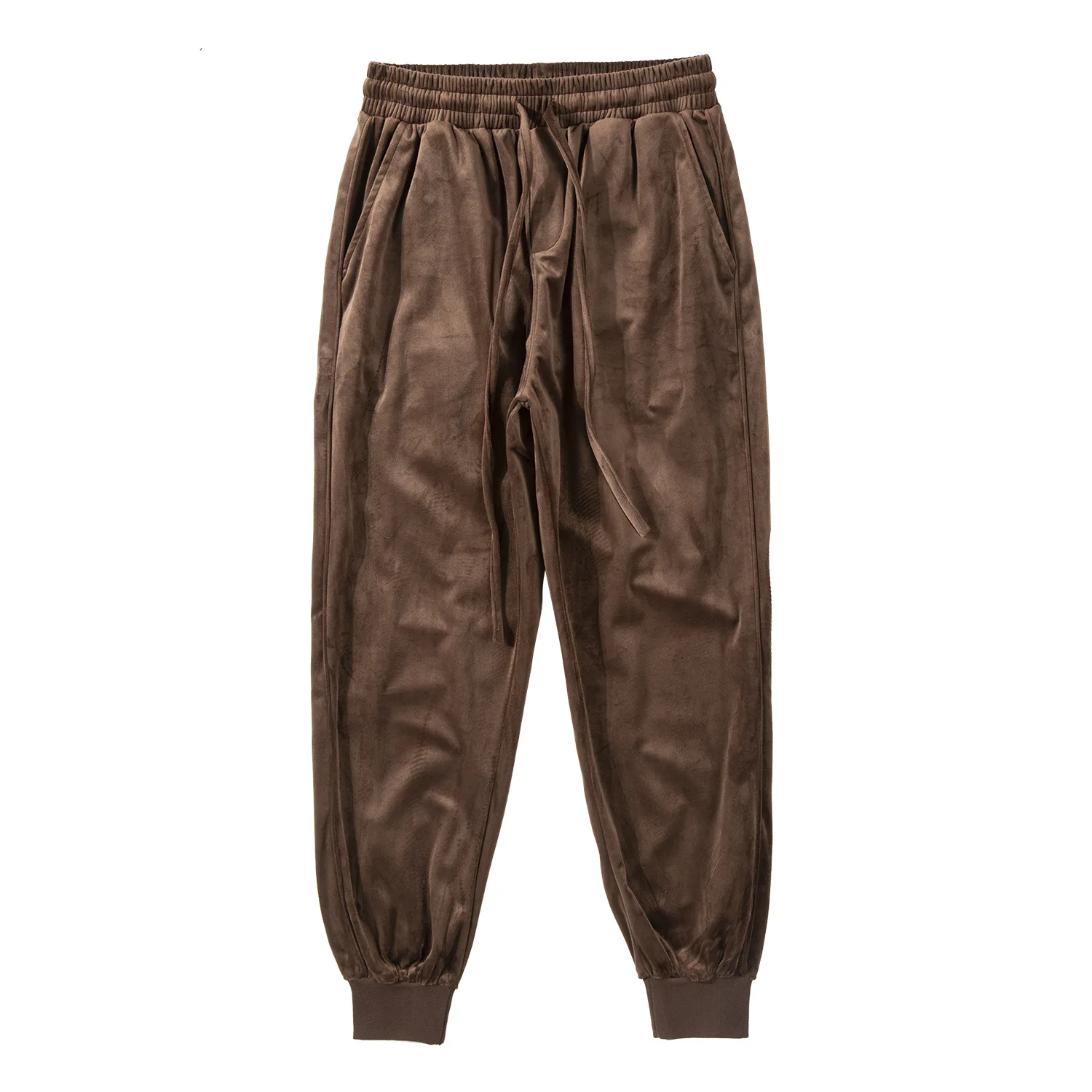 Ins High Street Velvet Trousers Drawstring Casual Pants Trendy Hip Hop Kanye West Streetwear For Men And Women Leggings Coffee
Ins High Street Velvet Trousers Drawstring Casual Pants Trendy Hip Hop Kanye West Streetwear For Men And Women Leggings Coffee