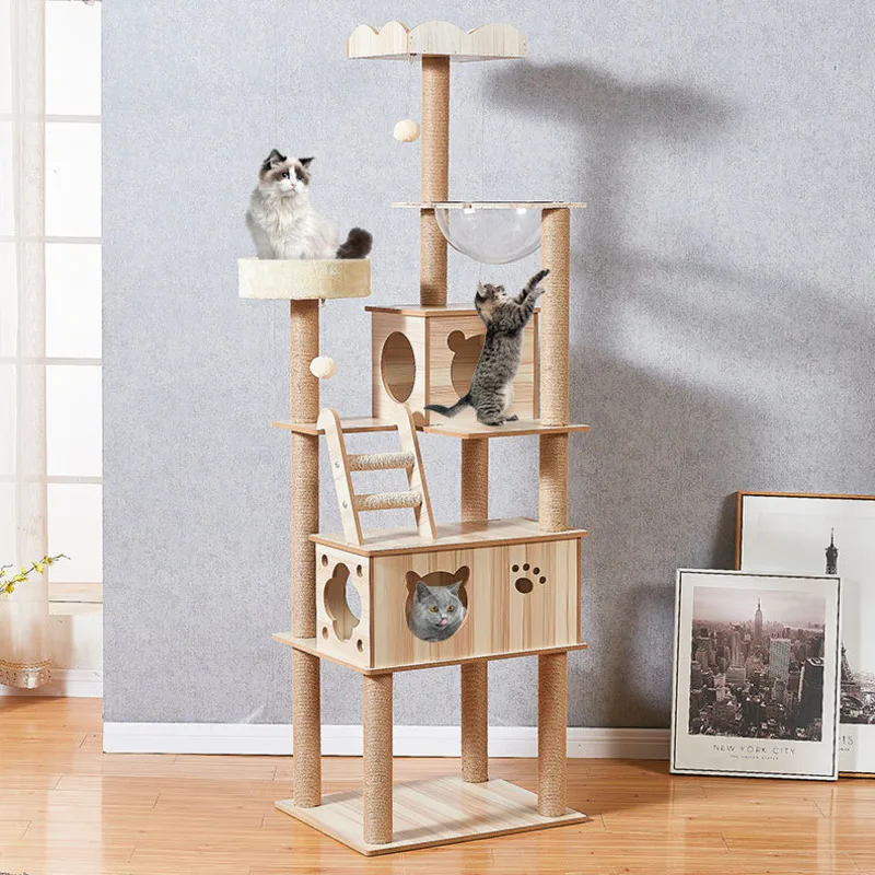 Cat Climbing Frame Sisal Rope Cat Scraper Play Structure For Cats Grinding Paws Toys Cat Springboard Nest Wear-Resistant Cat Toy
Cat Climbing Frame Sisal Rope Cat Scraper Play Structure For Cats Grinding Paws Toys Cat Springboard Nest Wear-Resistant Cat Toy