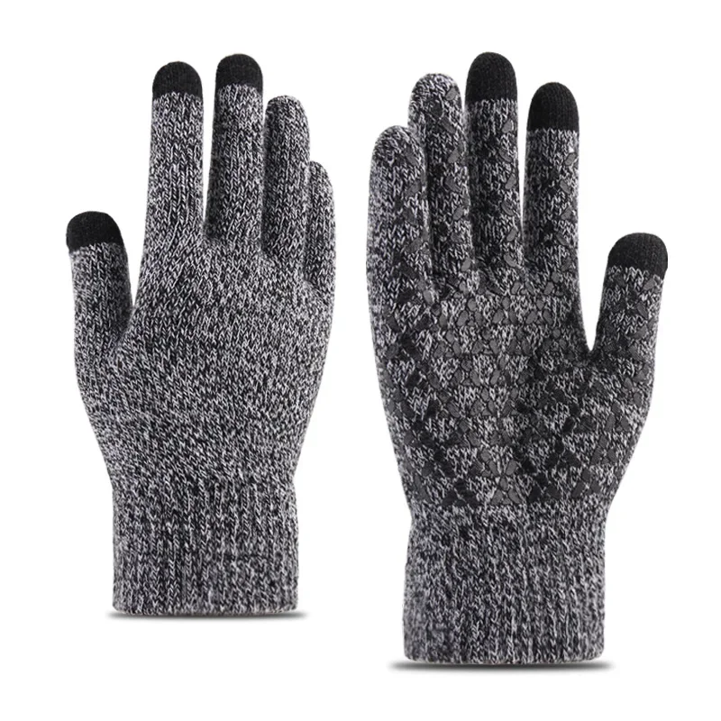 2023 Warm Knitted Gloves for Men's Sijia Velvet Thickened Anti Slip Winter Cross Border Outdoor Knitted Touch Screen Gloves
2023 Warm Knitted Gloves for Men's Sijia Velvet Thickened Anti Slip Winter Cross Border Outdoor Knitted Touch Screen Gloves