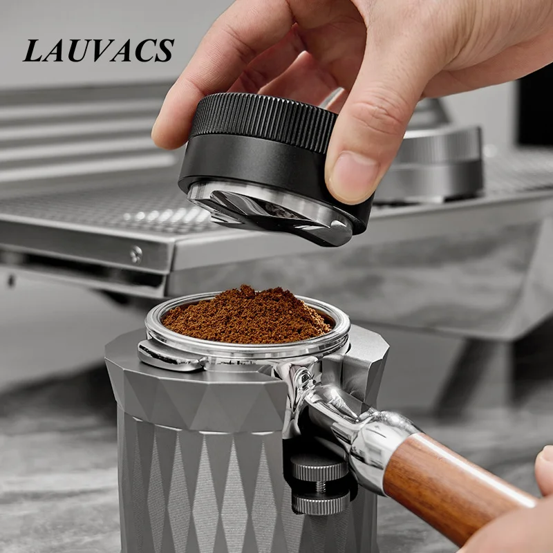

51/53/58mm Stainless Steel Coffee Tamper Espresso Coffee Distributor Leveler Tool Coffee Powder Hammer Portafilter Coffeeware