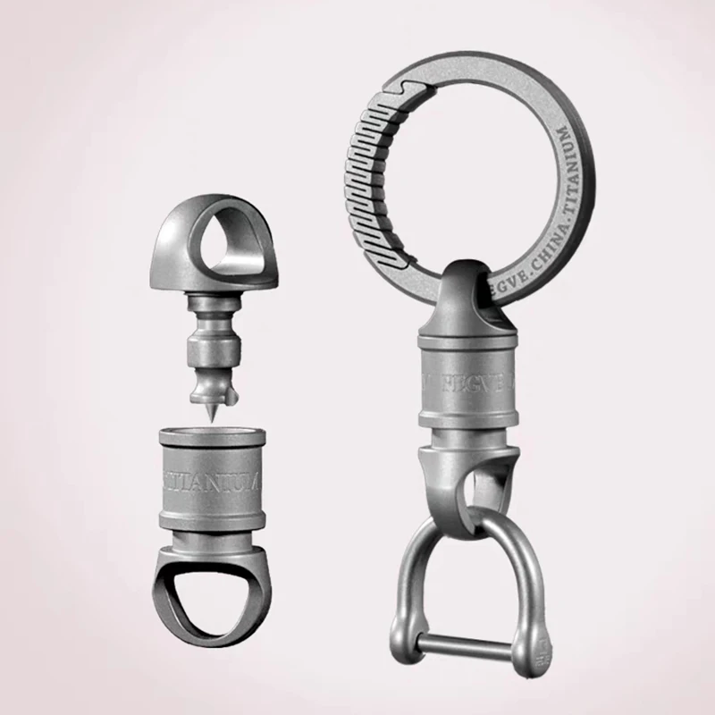 Titanium Alloy Multifunction Quick Disassembly Key Chain Men's Waist Hanging Car Keychain High Quality key Ring Accessories
Titanium Alloy Multifunction Quick Disassembly Key Chain Men's Waist Hanging Car Keychain High Quality key Ring Accessories