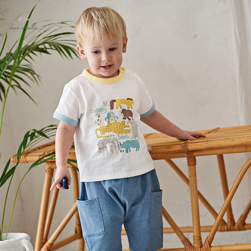 Dave Bella 2024 New Summer Boys Baby T-Shirt Children Pullover Top Cotton Fashion Casual Short Sleeved Cartoon Sport DB2240768
Dave Bella 2024 New Summer Boys Baby T-Shirt Children Pullover Top Cotton Fashion Casual Short Sleeved Cartoon Sport DB2240768