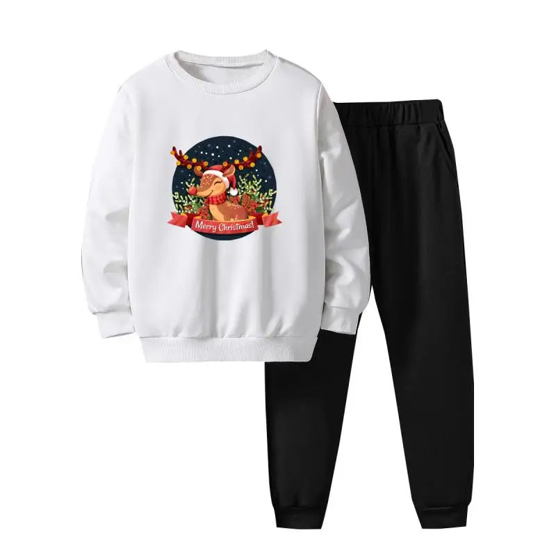 Merry Christmas Autumn Fashion Kids Clothes Boy Children's Set Long Sleeve Letter Deer Sweatshirt Pant Outfits for Boys 5-12Y
Merry Christmas Autumn Fashion Kids Clothes Boy Children's Set Long Sleeve Letter Deer Sweatshirt Pant Outfits for Boys 5-12Y