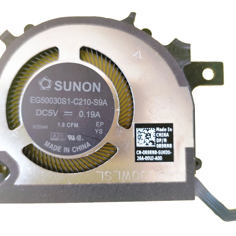 NEW ORIGINAL Laptop CPU Cooling Fan For DELL XPS 13 9315 2022 0R9RN8 NEW ORIGINAL Laptop CPU Cooling Fan For DELL XPS 13 9315 2022 0R9RN8