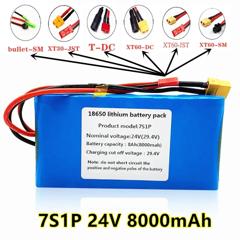 Il nuovo pacco batteria agli ioni di litio 7S1P 24V 8000mah è adatto per la bicicletta giocattolo per scooter con BMS integrato
Il nuovo pacco batteria agli ioni di litio 7S1P 24V 8000mah è adatto per la bicicletta giocattolo per scooter con BMS integrato