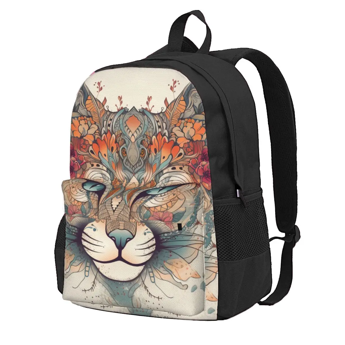 Cat Backpack Animal Floral Mandala Travel Backpacks Women Men High Quality Lightweight High School Bags Casual Rucksack
Cat Backpack Animal Floral Mandala Travel Backpacks Women Men High Quality Lightweight High School Bags Casual Rucksack