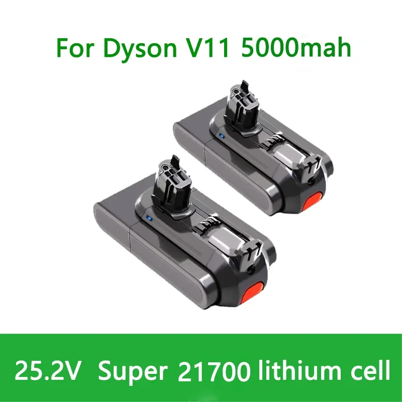 25.2V 5000mAh Brand New For Dyson V11 Battery Absolute Li-ion Vacuum Cleaner Rechargeable Super Lithium
25.2V 5000mAh Brand New For Dyson V11 Battery Absolute Li-ion Vacuum Cleaner Rechargeable Super Lithium