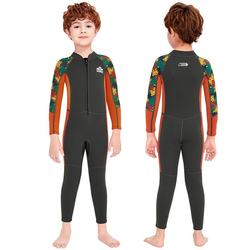 Wetsuit Kids 2.5mm, Neoprene Wet Suits in Cold Water Full Body Front Zip Dive Suit for Diving Snorkeling Surfing Swimming
Wetsuit Kids 2.5mm, Neoprene Wet Suits in Cold Water Full Body Front Zip Dive Suit for Diving Snorkeling Surfing Swimming