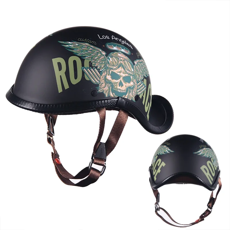 Motorcycle helmet male half helmet retro ladies electric car prince summer scoop helmet vibrato safety officer knight
Motorcycle helmet male half helmet retro ladies electric car prince summer scoop helmet vibrato safety officer knight