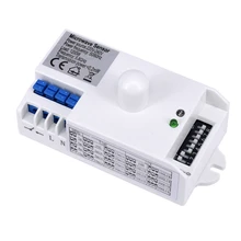 DC 12V-24V 5.8Ghz 360° Microwave Motion Sensor Body Motion Sensor Induction Switch For LED Light Switch
DC 12V-24V 5.8Ghz 360° Microwave Motion Sensor Body Motion Sensor Induction Switch For LED Light Switch