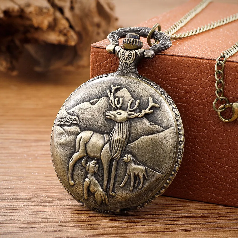 Classic Vintage Carved Pocket Watch with Chain Necklace Vintage Quartz Pendant Watches Clock Chain Mens Women
Classic Vintage Carved Pocket Watch with Chain Necklace Vintage Quartz Pendant Watches Clock Chain Mens Women