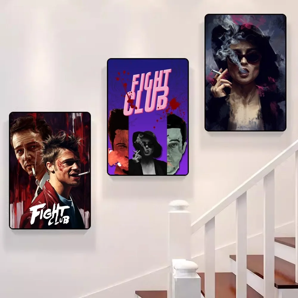 Fight Club Movie Poster Self-adhesive Art Poster Retro Kraft Paper Sticker DIY Room Bar Cafe Vintage Decorative Painting
Fight Club Movie Poster Self-adhesive Art Poster Retro Kraft Paper Sticker DIY Room Bar Cafe Vintage Decorative Painting