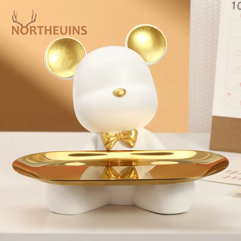 Северный медведь NORTHEUINS из каучука, поднос, статуэтки для дома, гостиной, спальни, декоративное украшение для хранения ключей, контейнер для конфет, статуи животных
Северный медведь NORTHEUINS из каучука, поднос, статуэтки для дома, гостиной, спальни, декоративное украшение для хранения ключей, контейнер для конфет, статуи животных