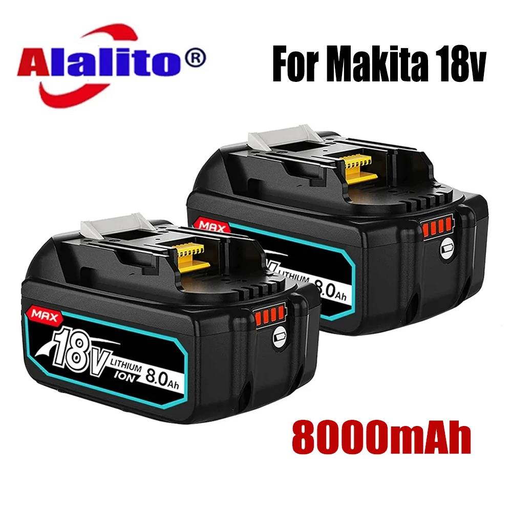 Аккумуляторная батарея BL1860, 18 в, 8000 мАч, литий-ионная батарея для Makita 18 в, 8 Ач, BL1850, BL1880, BL1860B, LXT400
Аккумуляторная батарея BL1860, 18 в, 8000 мАч, литий-ионная батарея для Makita 18 в, 8 Ач, BL1850, BL1880, BL1860B, LXT400