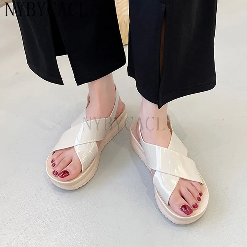 Sandals Women Summer 2022 PVC Platform Ladies Jelly Shoes Slip-on Comfortable Causal Thick Bottom Female Sandal Woman Sandals
Sandals Women Summer 2022 PVC Platform Ladies Jelly Shoes Slip-on Comfortable Causal Thick Bottom Female Sandal Woman Sandals