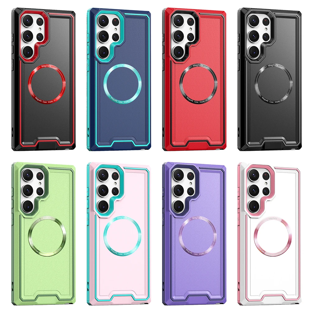 Роскошный Беспроводной магнитный чехол для телефона Samsung Galaxy S22 S23 Ultra S23 Plus, противоударный жесткий чехол
Роскошный Беспроводной магнитный чехол для телефона Samsung Galaxy S22 S23 Ultra S23 Plus, противоударный жесткий чехол