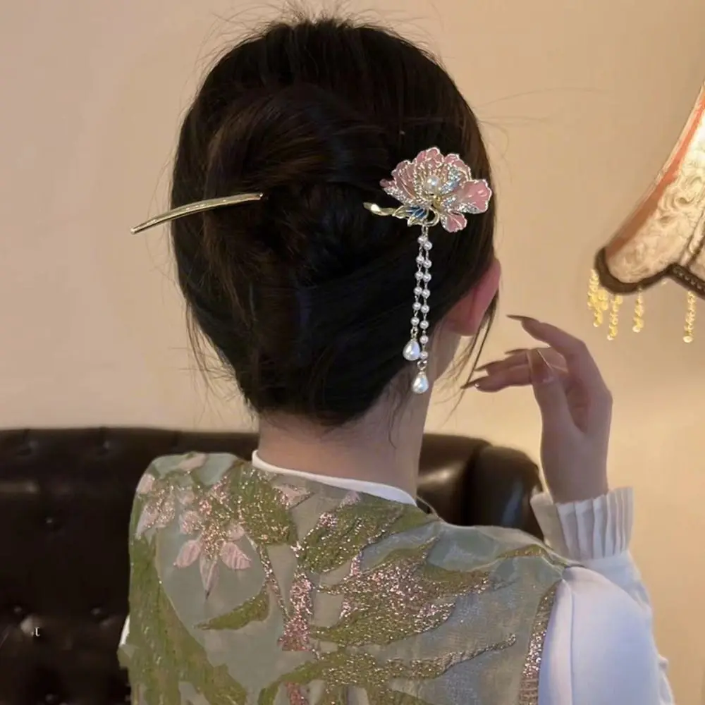 Tassel Hanfu Hair Chopsticks Vintage Pearl U Shape Flower Hair Fork Hair Accessories Hairpin Chinese Style Hair Stick Ladies
Tassel Hanfu Hair Chopsticks Vintage Pearl U Shape Flower Hair Fork Hair Accessories Hairpin Chinese Style Hair Stick Ladies