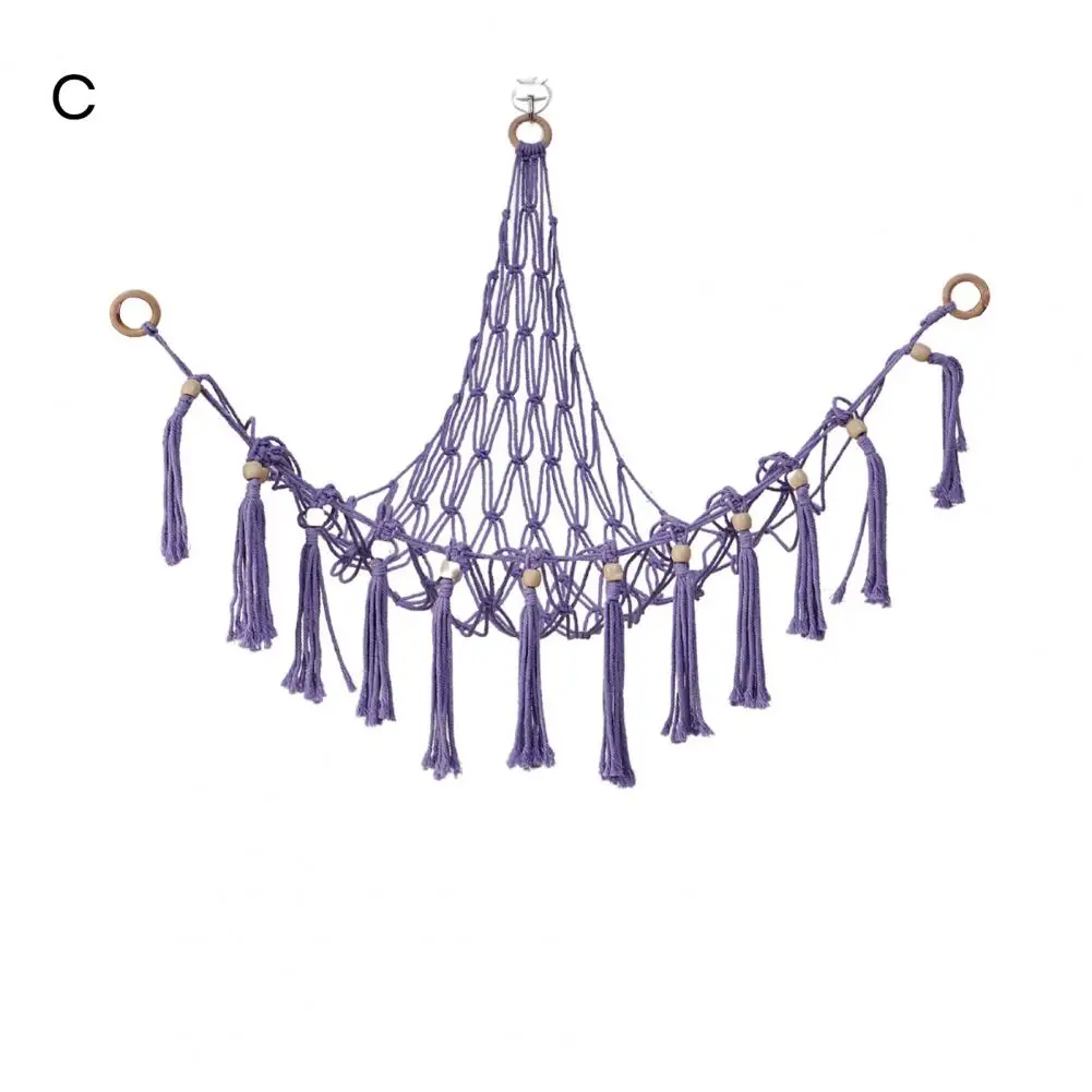 Triangular Stuffed Hammock Capacity Triangular Toy Net Bag with Tassel Decor Hollow Out Braided Stuffed Storage for Stuffed 
Triangular Stuffed Hammock Capacity Triangular Toy Net Bag with Tassel Decor Hollow Out Braided Stuffed Storage for Stuffed