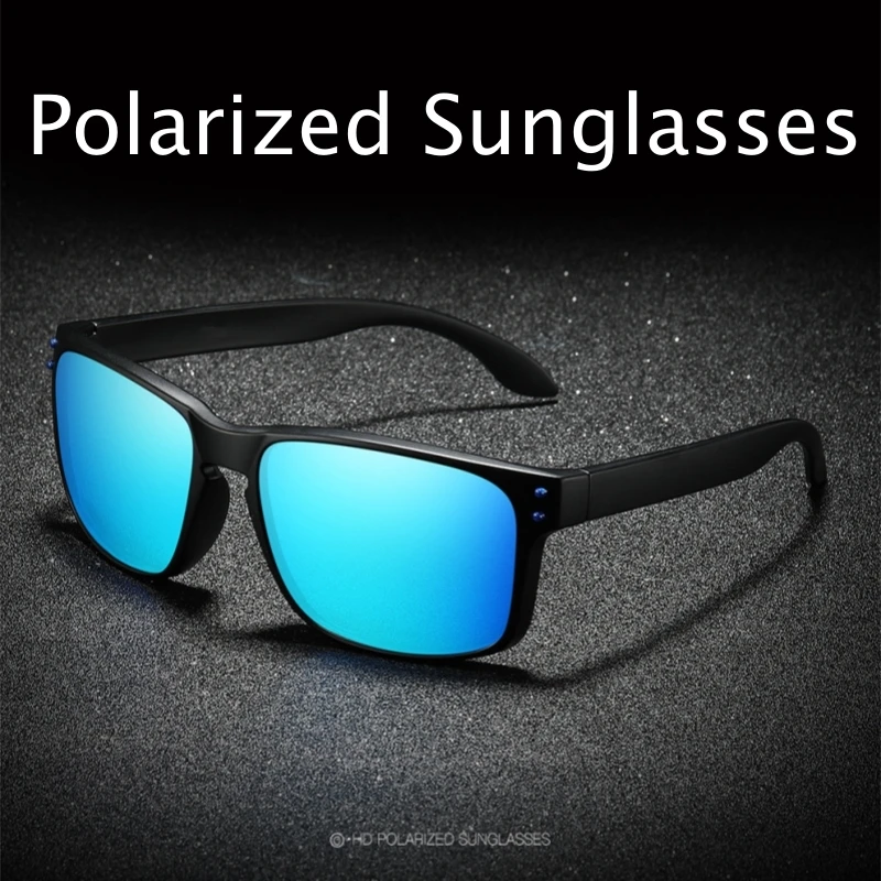 

Classic Outdoor Sports Sunglasses Men Women Travel Eye Protection UV400 Polarized Sun Glasses Square Frame Sunproof Eyewear
