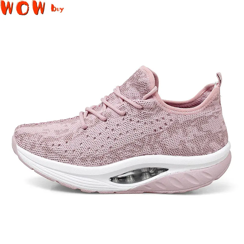 

Women's Sneakers Platform Toning Wedge Zapatillas Sports Shoes for Women Swing Shoes Slimming Sneakers Fitness Gym Walking Shoes