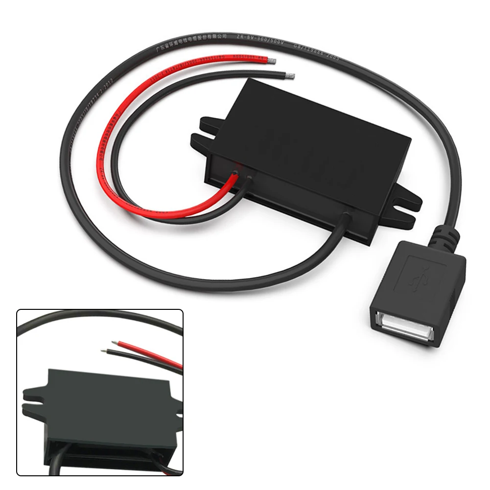 USB Converter 12V24V To 5V3A Car Charger Adapter DC DC Step Down Power Converter Waterproof Shell Natural Heat Dissipation
USB Converter 12V24V To 5V3A Car Charger Adapter DC DC Step Down Power Converter Waterproof Shell Natural Heat Dissipation
