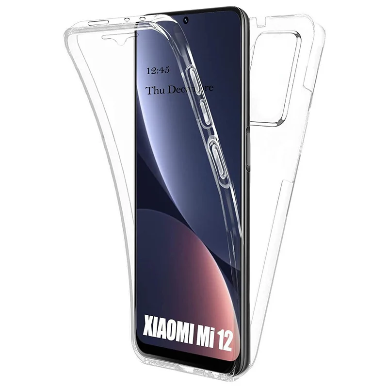 360 Transparent Full Body Phone Case For Xiaomi Mi 12T Pro 12x 12s Pro 12 Lite 5G Double Side PC+Silicone Cover
360 Transparent Full Body Phone Case For Xiaomi Mi 12T Pro 12x 12s Pro 12 Lite 5G Double Side PC+Silicone Cover