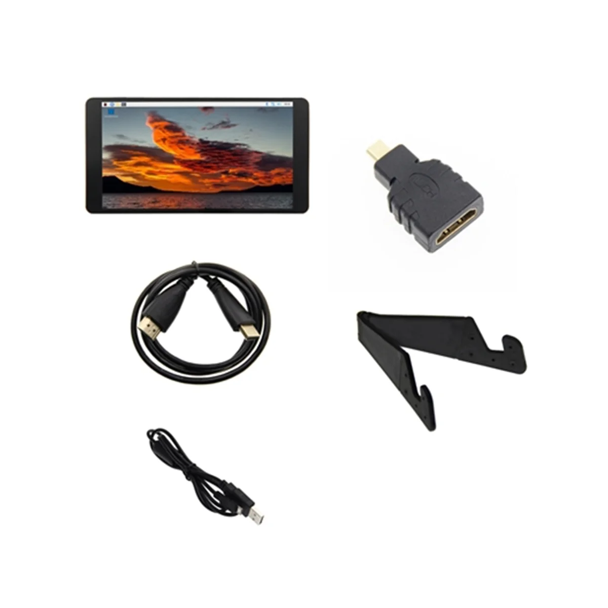 

Новый 5,5 дюймовый 1080P AMOLED IPS ЖК-Дисплей HDMI-совместимый USB монитор емкостный сенсорный для Raspberry Pi 4B 3B + 3B