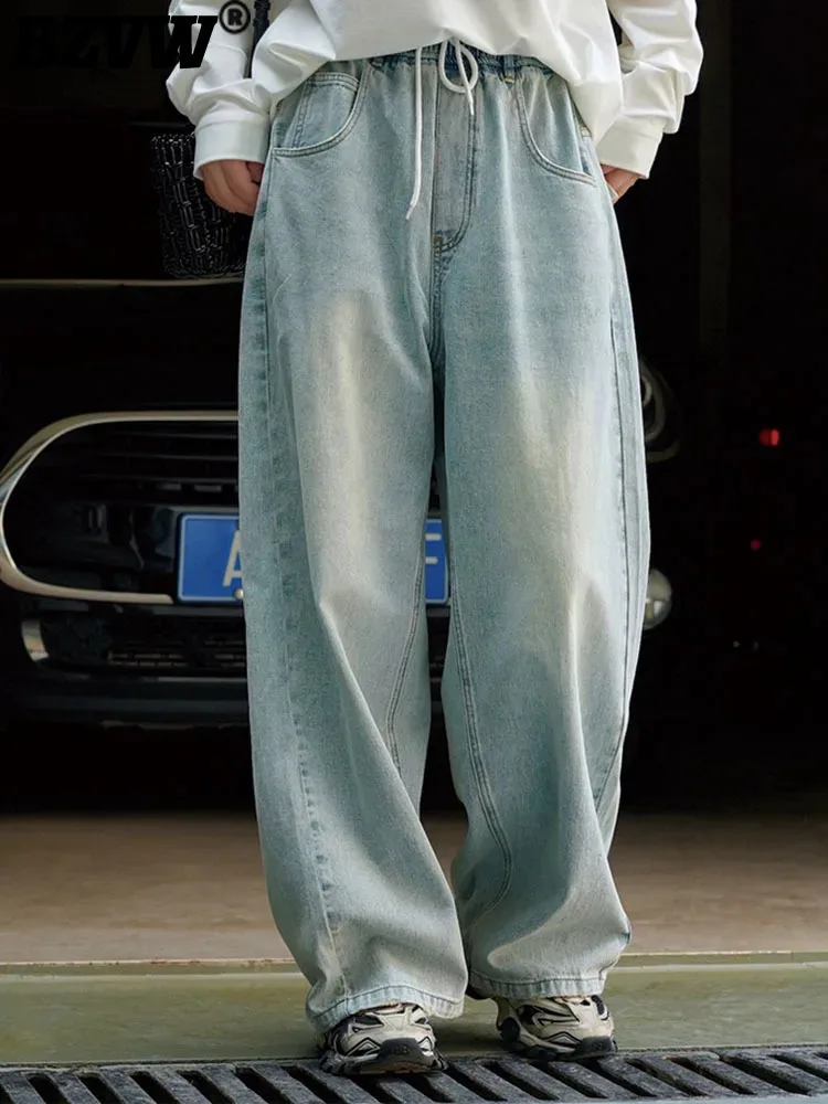 BZVW Retro Belt Denim Pants For Women Designer Tide High Elastic Waist Trousers Female Clothing 2024 Spring New 2YA1731
BZVW Retro Belt Denim Pants For Women Designer Tide High Elastic Waist Trousers Female Clothing 2024 Spring New 2YA1731