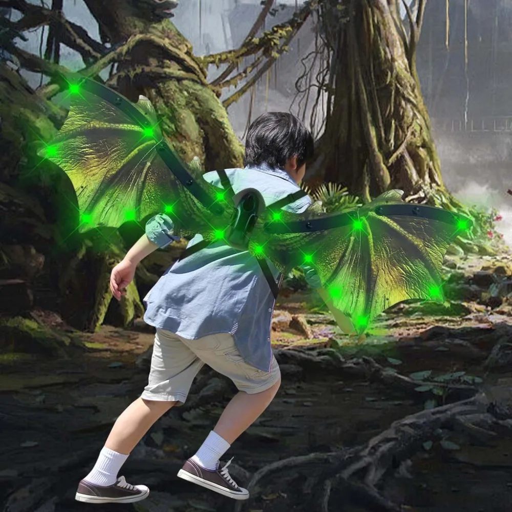 Party Toys Electric Dinosaur Wings Fairy Wings Luminous Role Play Dinosaur Wings Costume LED Electric Wings Accessory Kids
Party Toys Electric Dinosaur Wings Fairy Wings Luminous Role Play Dinosaur Wings Costume LED Electric Wings Accessory Kids