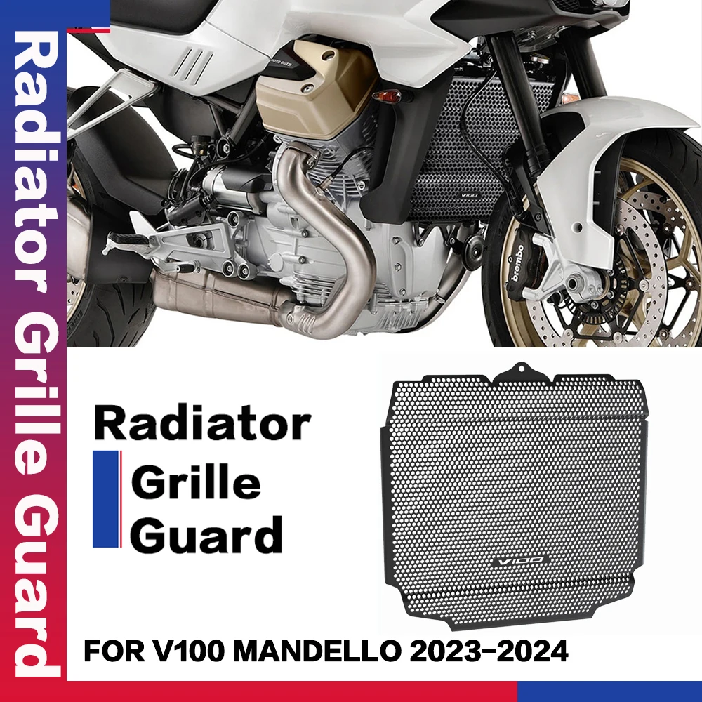 New Motorbike Aluminium Tool Accessories Radiator Grille Guard Cover Protector For MOTO Guzzi V100 V 100 Mandello 2023 2024
New Motorbike Aluminium Tool Accessories Radiator Grille Guard Cover Protector For MOTO Guzzi V100 V 100 Mandello 2023 2024