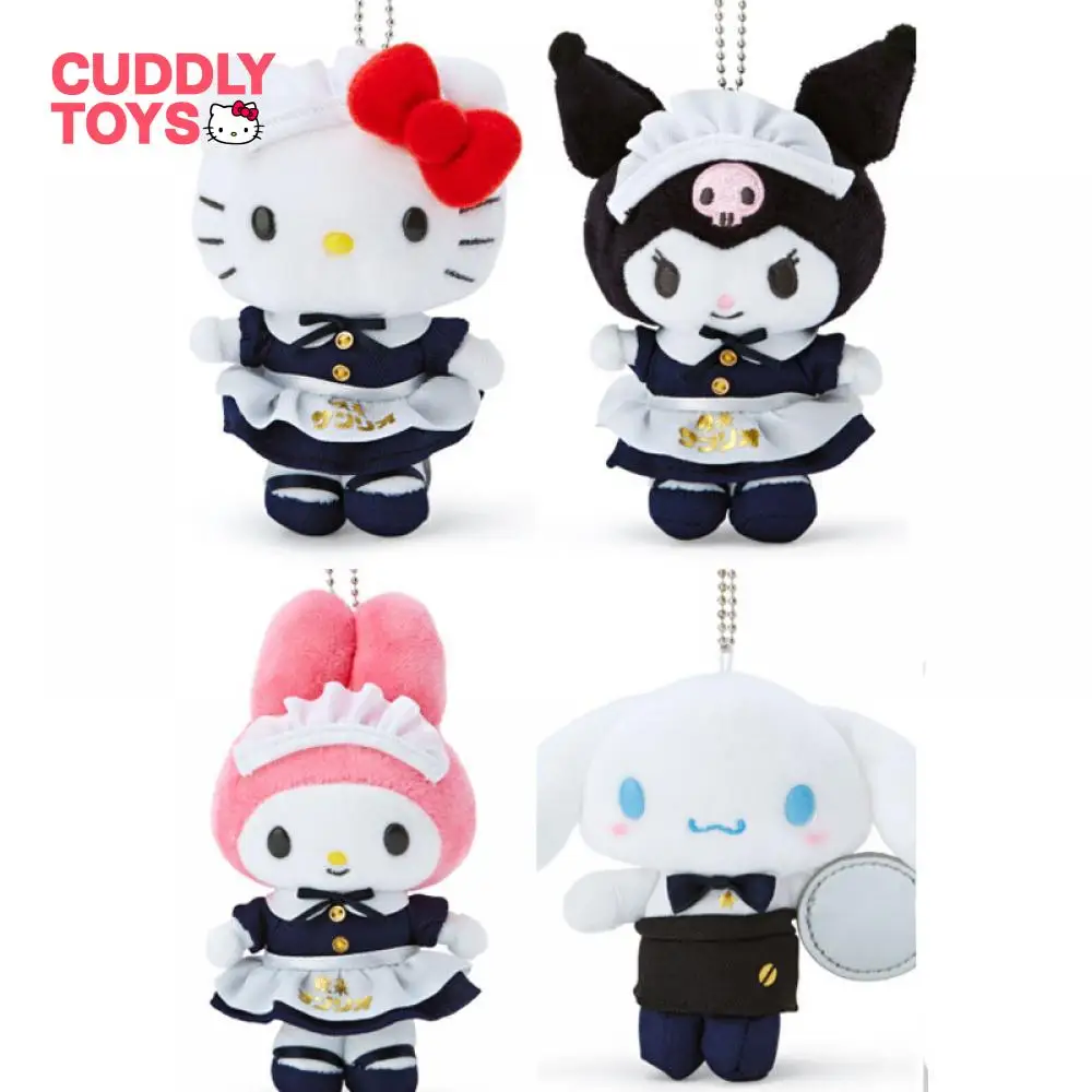 Hello Kitty Plush Keychain Cartoon Maid Series Style Soft Cotton Bag Decor Kawaii Kuromi Melody Plush Pendant for Girls Gifts
Hello Kitty Plush Keychain Cartoon Maid Series Style Soft Cotton Bag Decor Kawaii Kuromi Melody Plush Pendant for Girls Gifts
