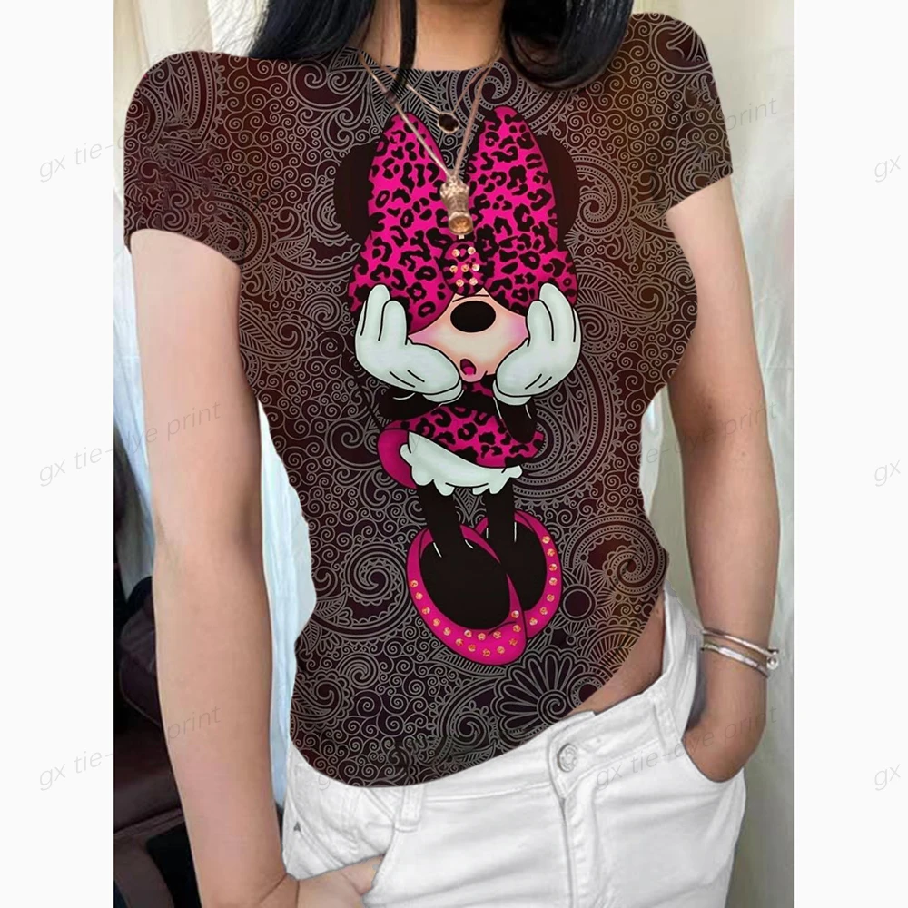 Plus Size Women'S T-Shirt Fashion Short Sleeve Tee Disney Mickey Mouse Print Casual Female Clothing O Neck Summer T Shirt Ladies
Plus Size Women'S T-Shirt Fashion Short Sleeve Tee Disney Mickey Mouse Print Casual Female Clothing O Neck Summer T Shirt Ladies