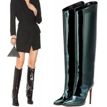 2022 Nightclub Ladies Demonia Boots Candy Color Mirror Leather Women Knee High Boots High Heels Stilettos Runway Shoes Botas
2022 Nightclub Ladies Demonia Boots Candy Color Mirror Leather Women Knee High Boots High Heels Stilettos Runway Shoes Botas